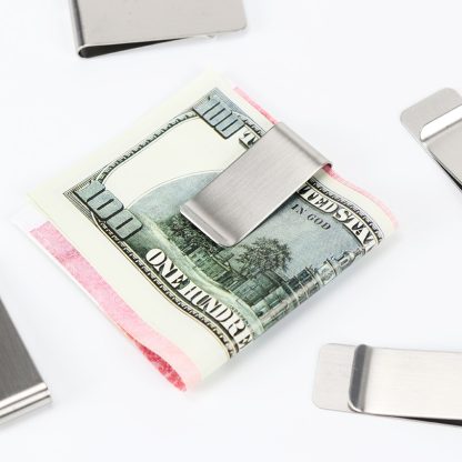Elegant Sleek Metal Money Clip - Image 2