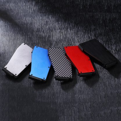 Stylish Secured Metal Card Holder Set - Image 3