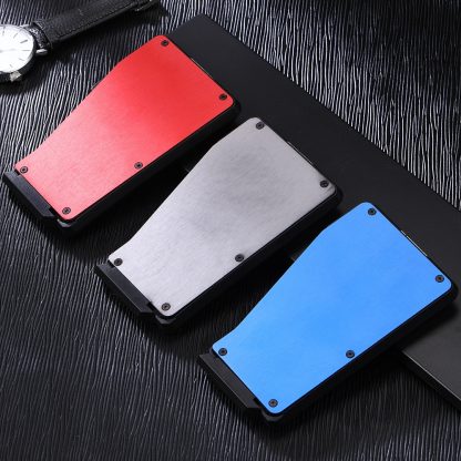 Stylish Secured Metal Card Holder Set - Image 5
