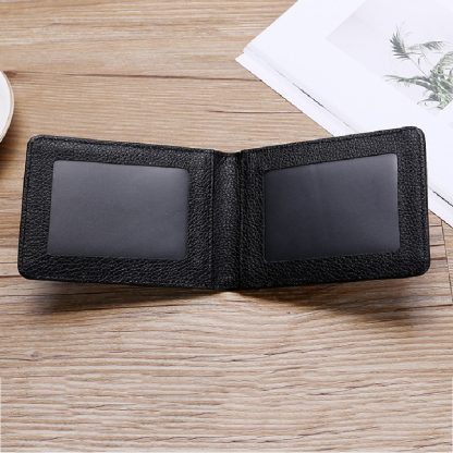 Classic Faux Leather Card Holder - Image 2