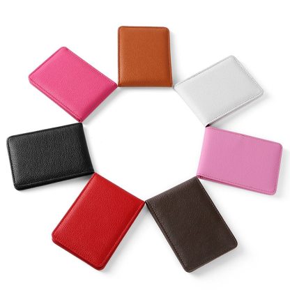 Classic Faux Leather Card Holder - Image 3
