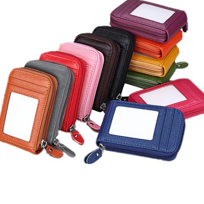 Classic Vintage Zippered Wallet - Image 3