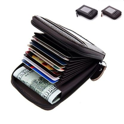 Classic Vintage Zippered Wallet - Image 6