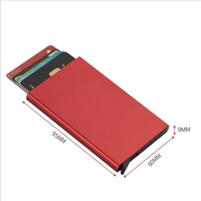 Slim Travel-Ready Metal Card Holder - Image 4