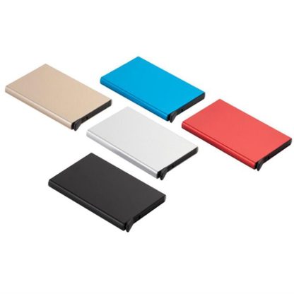 Slim Travel-Ready Metal Card Holder - Image 5