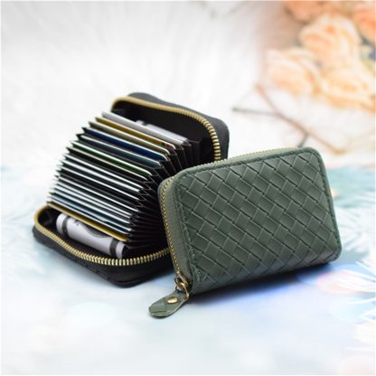 Classic Stylish Zippered Card Wallet