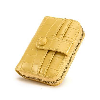 Stylish Color Zipper Card Holder Case - Image 2