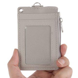 Credit Badge Holder with Coin Purse Wallet