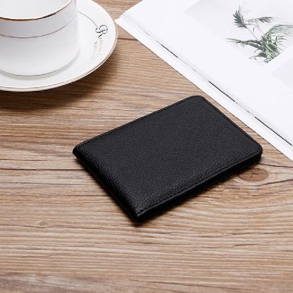 Classic Faux Leather Card Holder - Image 7