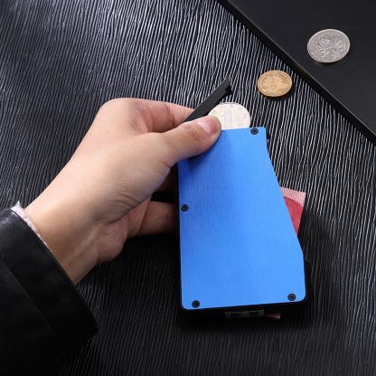 Stylish Secured Metal Card Holder Set - Image 6