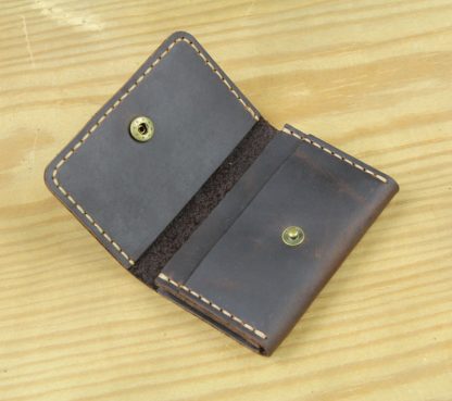 Classic Faux Leather Card Holder - Image 4