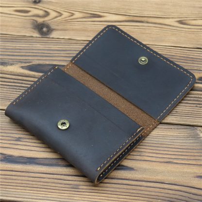 Slim Faux Leather ID and Credit Card Wallet - Image 7
