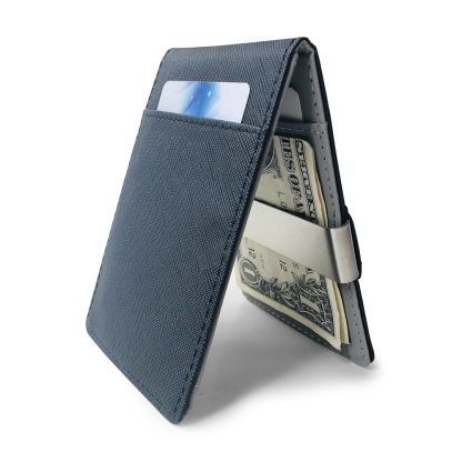 Fashionable Thin Money Clip Wallet - Image 2