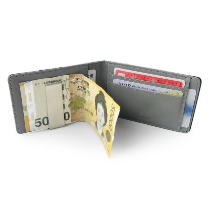 Fashionable Thin Money Clip Wallet - Image 5