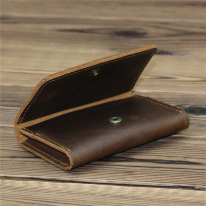 Slim Faux Leather ID and Credit Card Wallet - Image 2