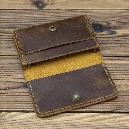 Slim Faux Leather ID and Credit Card Wallet - Image 3