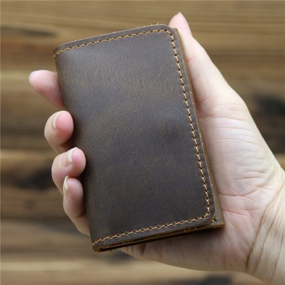 Slim Faux Leather ID and Credit Card Wallet - Image 4