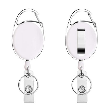 Keychain ID Tag Holder with Card Clip - Image 4