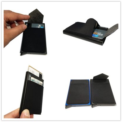 Slim Secure Metal Card Wallet - Image 3