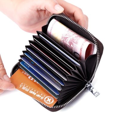 Zipper Coin Purse and Card Holder - Image 2