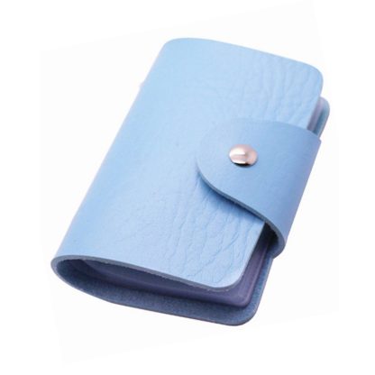Compact Solid Color Card Holder - Image 5