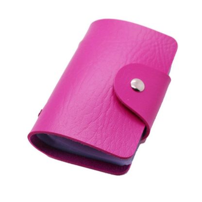 Compact Solid Color Card Holder