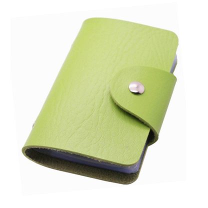 Compact Solid Color Card Holder - Image 6