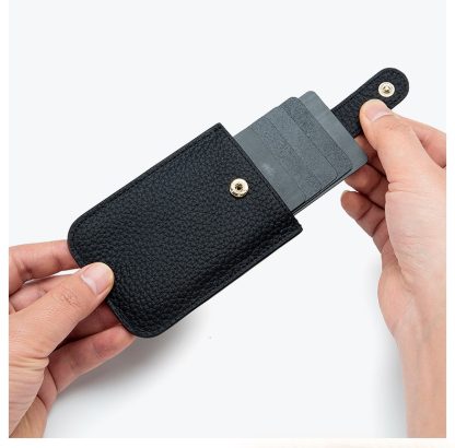 Quick Access Pull Tab Card Wallet