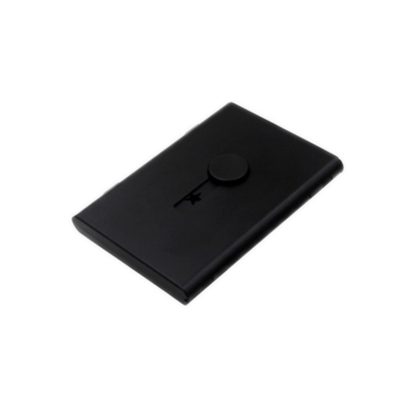Metal Push-Button Card Case