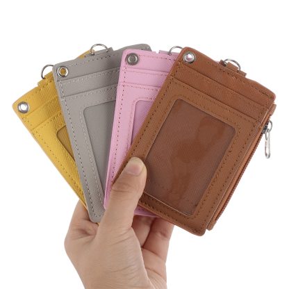 Credit Badge Holder with Coin Purse Wallet - Image 5