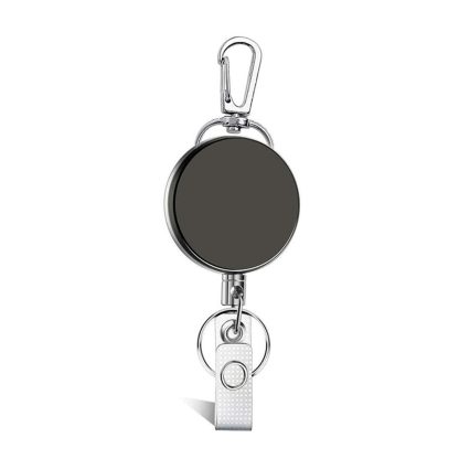 Durable Metal Retractable ID Card Holder - Image 4