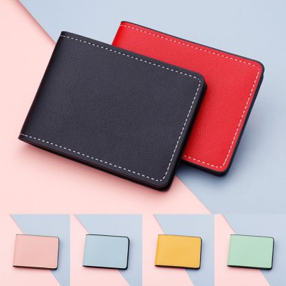 Compact ID Card Holder Purse Wallet Case - Image 3