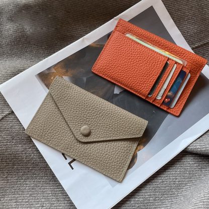 Sleek Faux Leather Card Holder - Image 3