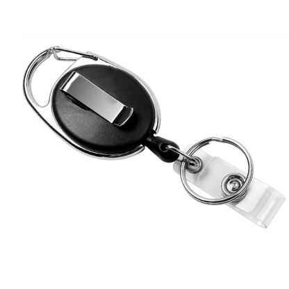 Stylish Black Card Wallet Key Chain Lanyard - Image 3