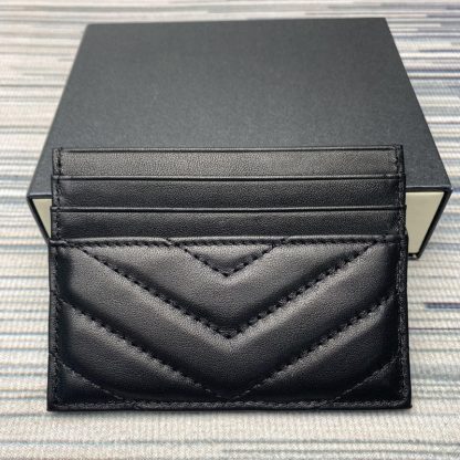 Classic Striped Mini Card Wallet - Image 2