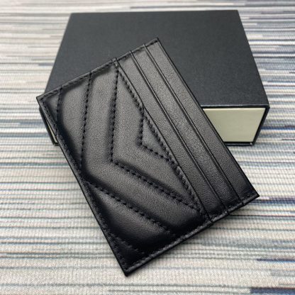 Classic Striped Mini Card Wallet - Image 3