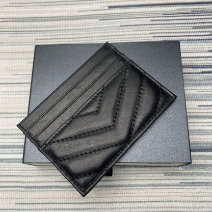 Classic Striped Mini Card Wallet - Image 6