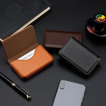 Sleek Stitched Card Case - Image 6