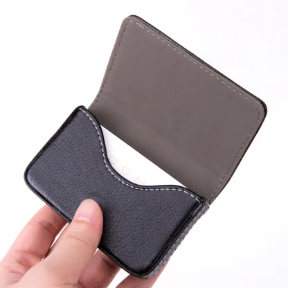 Sleek Stitched Card Case - Image 4