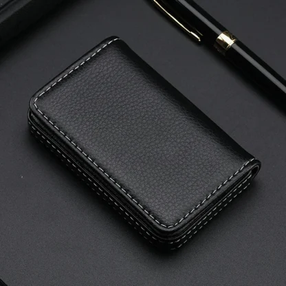 Sleek Stitched Card Case - Image 2