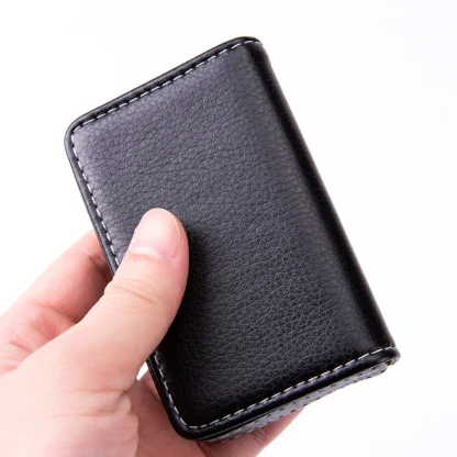 Sleek Stitched Card Case - Image 5