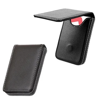 Faux Leather Business Card Holder